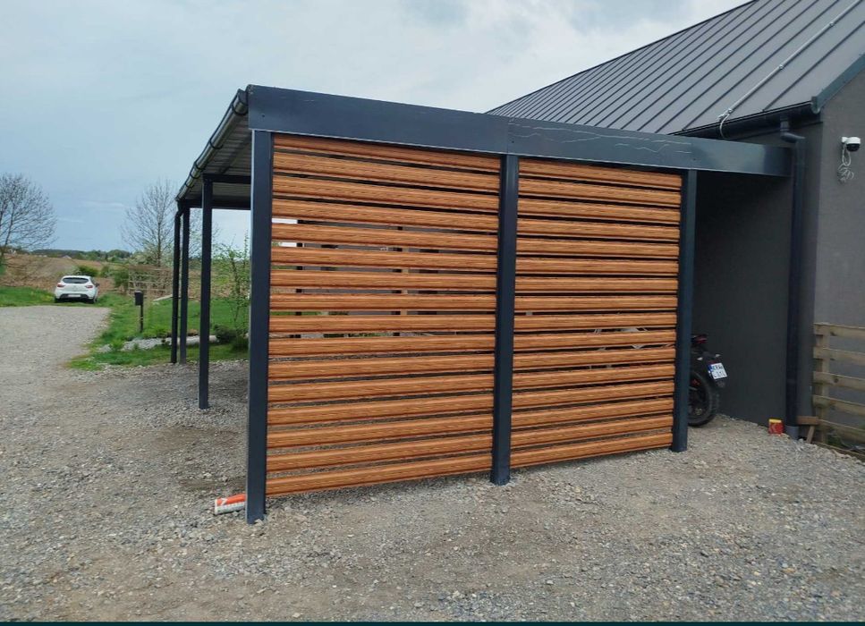 Garaż wiata zadaszenie Carport dwustanowiskowy 6x6 jednostanowiskowy