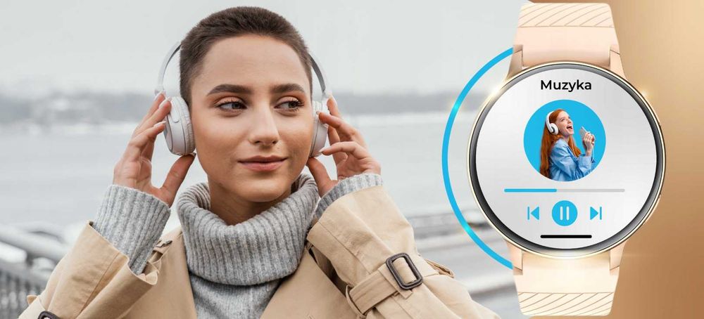 Smartwatch Zegarek Damski Menu Rozmowy Pl Puls Sport Zdrowie