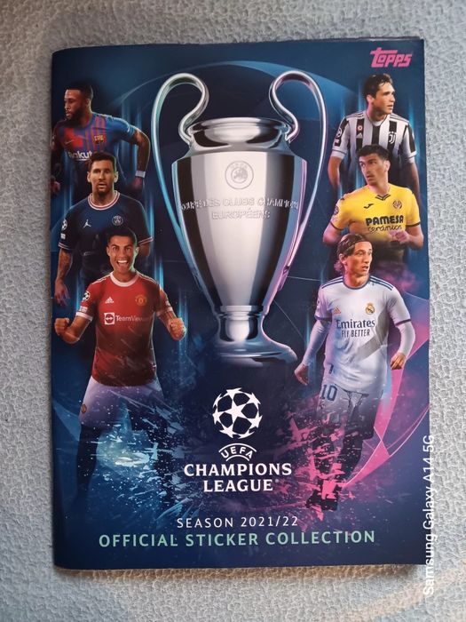 Caderneta de cromos da uefa champions league