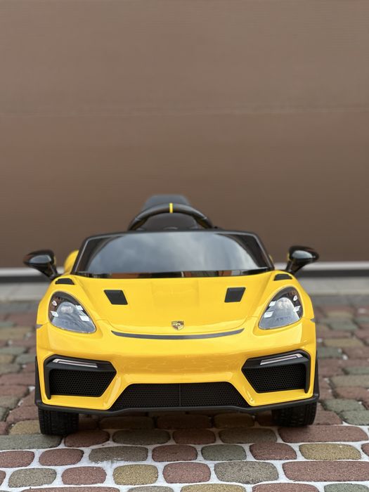 Дитячий електромобіль Porsche Spyder RS Авто на акумуляторі дитяче авт