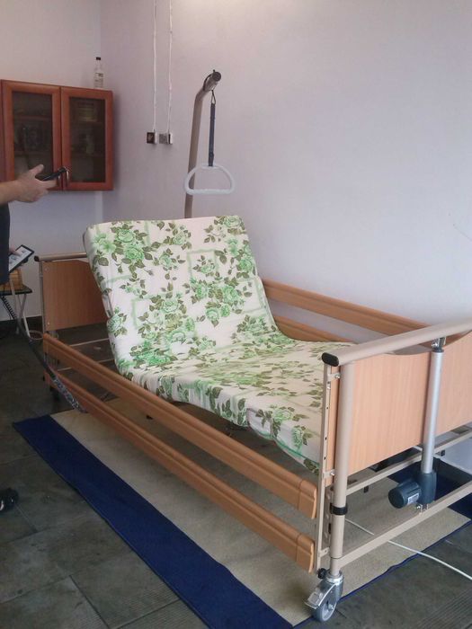 Łóżko rehabilitacyjne transport+montaż medyczne sterowane pilotem