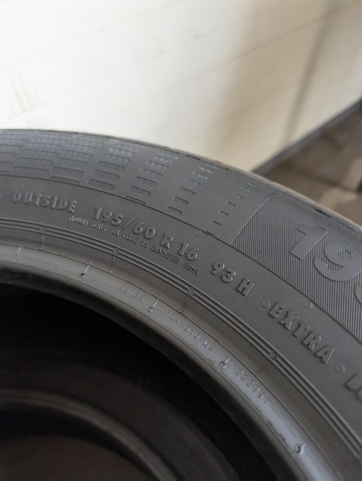 4x OPONY LETNIE Continental ContiEcoContact 5 195/60/16 93H