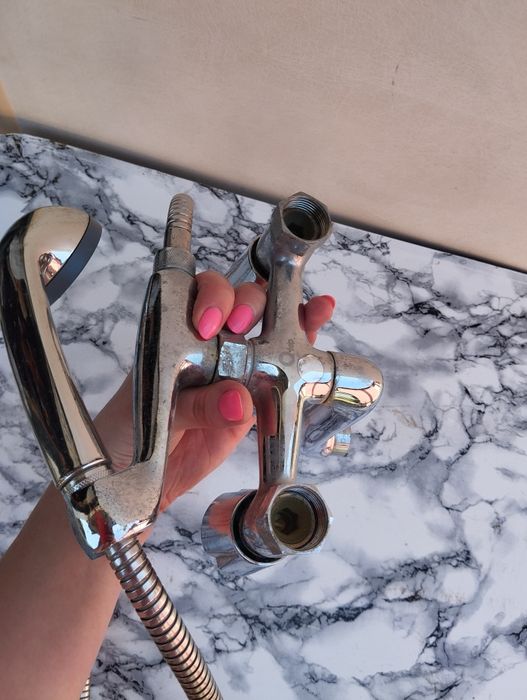 Смеситель в ванную Q tap, латунь.