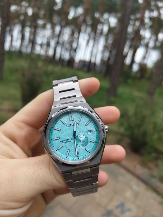 Citizen NJ0180-80M Zenshin Super Titanium Tiffany Dial