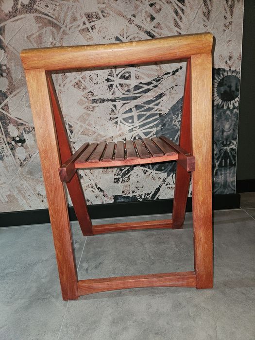 Krzeslo Aldo Jacober skladane z lat 70