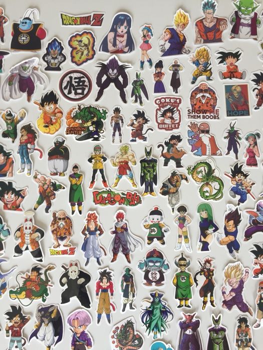 Autocolantes Dragon Ball Z, GT e Super