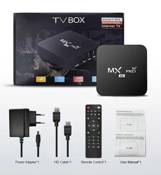 Смарт-приставка, память 2 Гб / 32 Гб