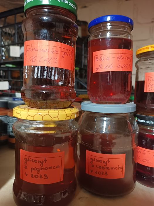 Gliceryt Gliceryty z róży nagietka jabłoni Mix do kremów i mydeł