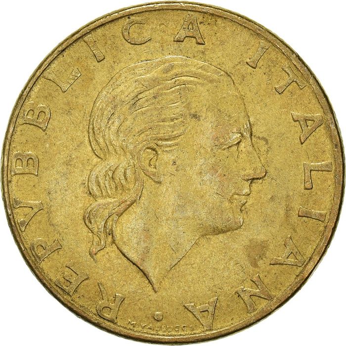 moeda de 200 liras