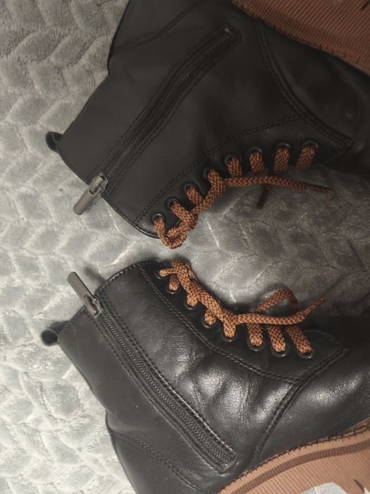 Шкіряні зимові чобітки