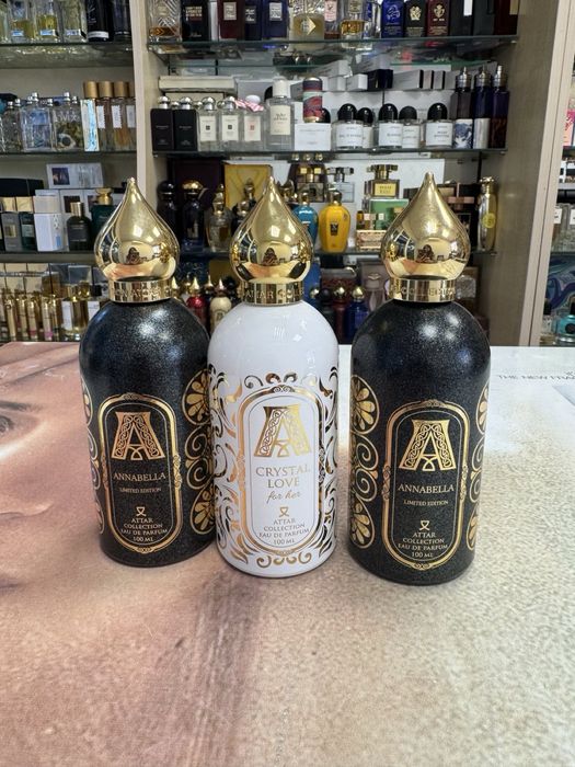 Пусті флакони від нішевої парфумерії, лійки для розпиву парфумів