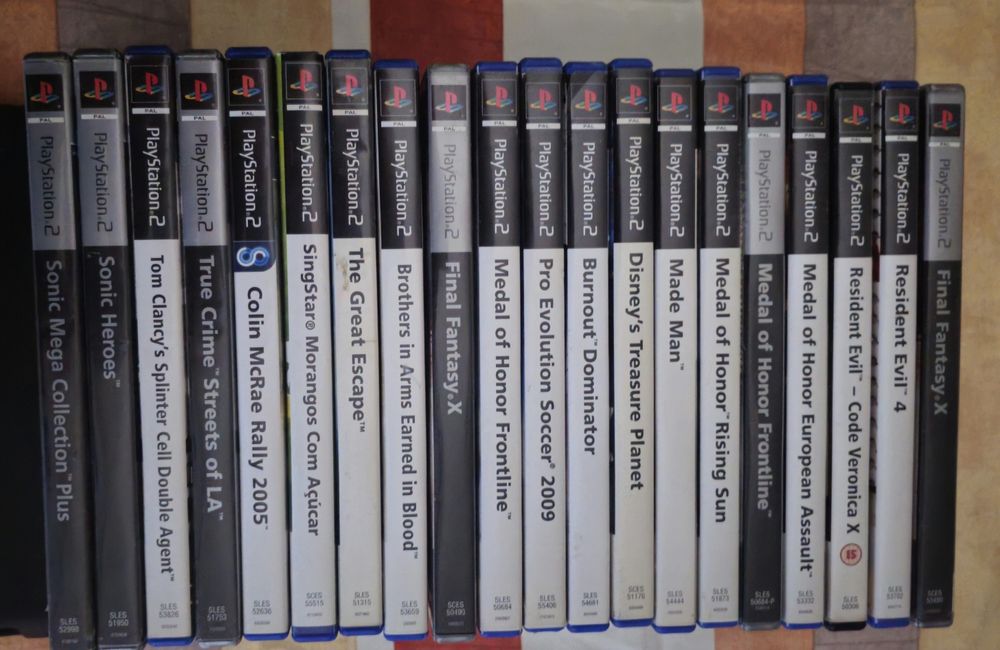 Vendo Lote De 20 Jogos Originais Da Playstation 2