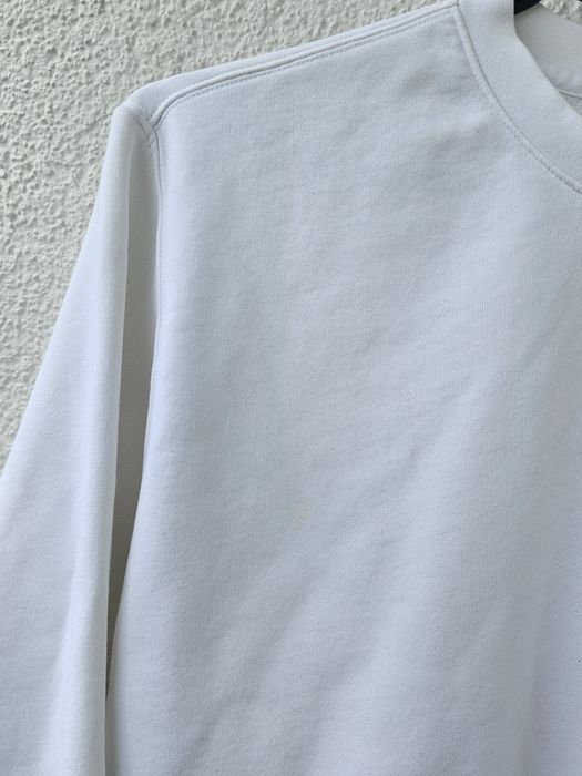 Bluza Longsleeve Crewneck Nike Biała Baggy Swoosh Oversize y2k 00s 10s Basic