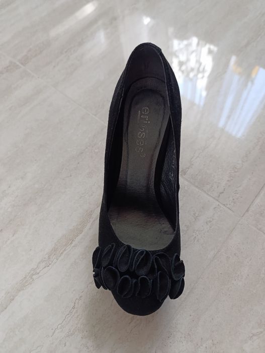 Туфлі натуральна замша 34р