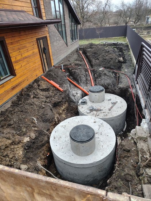 Септик без відкачки під ключ — монтаж за 1 день, гарантія 10 років