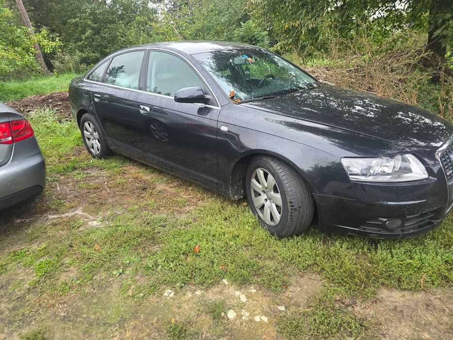 Fotele kanapy wnętrze Audi A6 C6 S line skóra Europa grzane