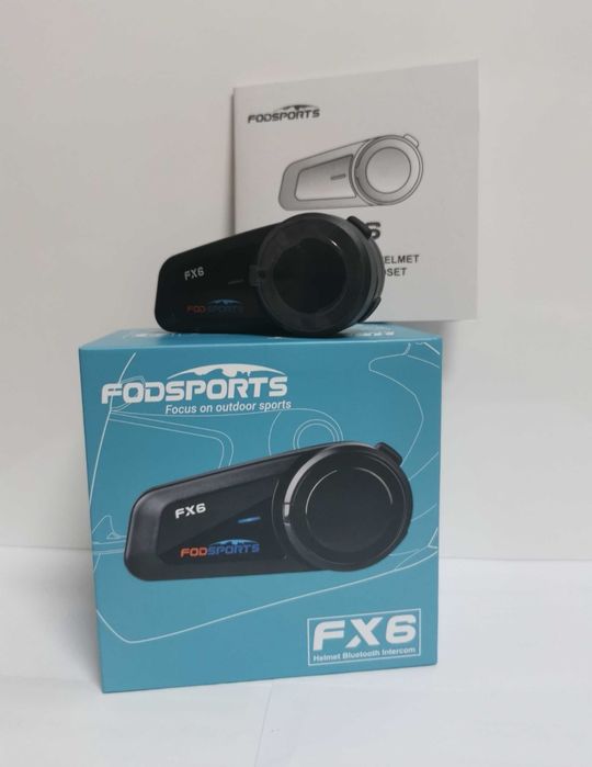 Auricular /Intercomunicador Bluetooth Capacete Conferência 6 motas