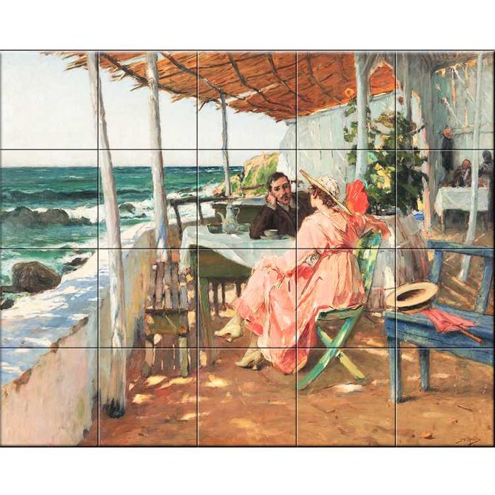 "Praia das maças" de José Malhoa