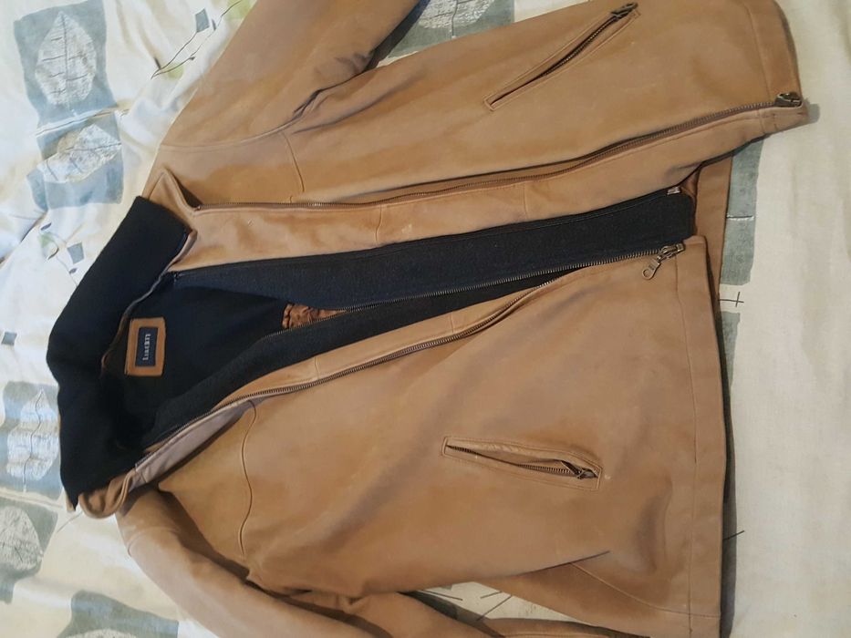 Куртка кожаная бренд Echtes Leder.