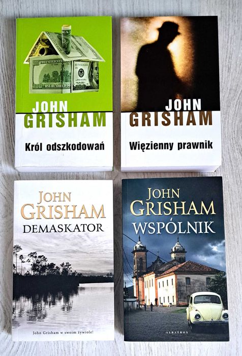 Grisham Więzienny prawnik + Król odszkodowań + Demaskator + Wspólnik