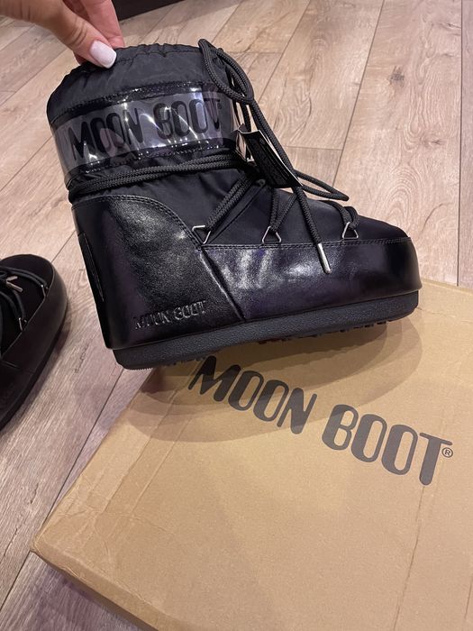 Мунбути Moon boot чорні