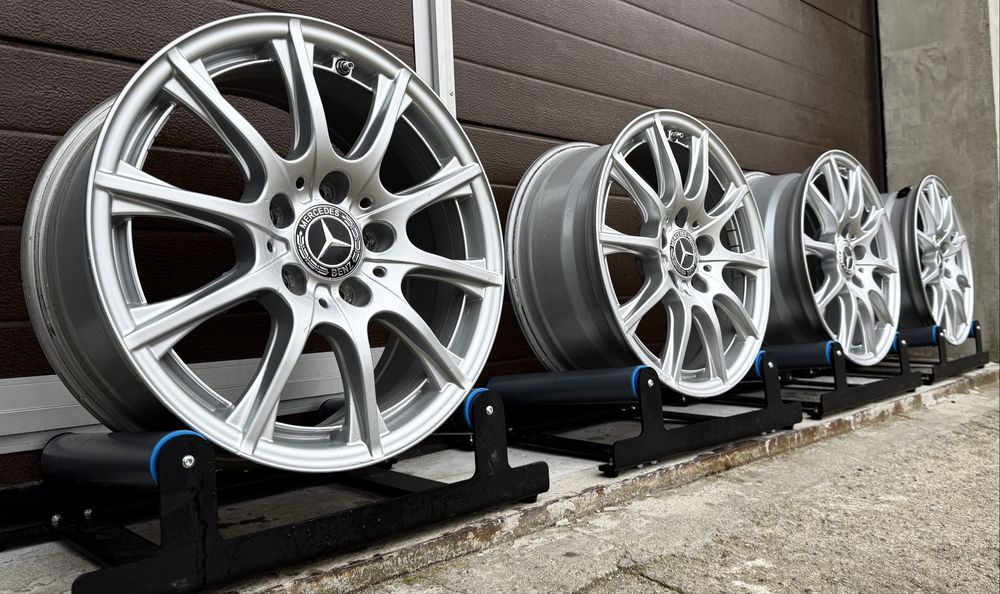 4x felgi aluminiowe 5x112 r16 et38 6,5J Alufelgi 16” Mercedes czujniki