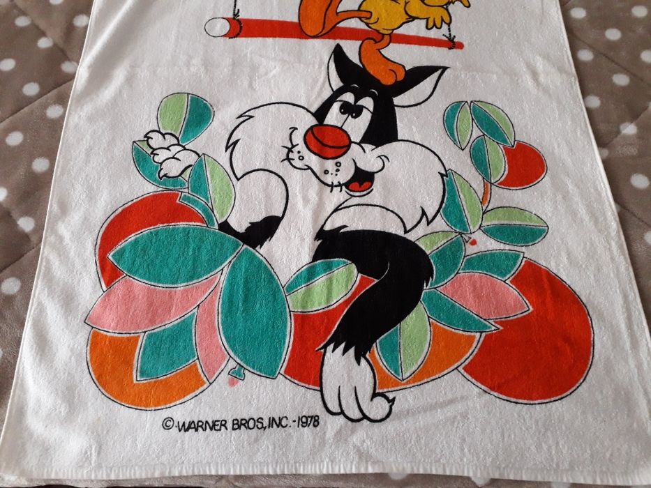 Toalha de praia Piu piu e Frajola