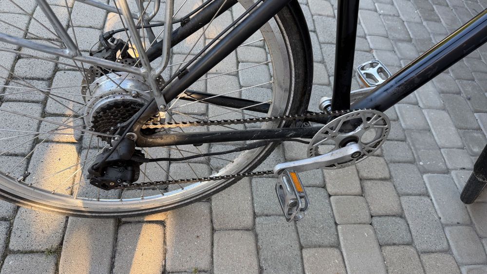 Rower Elektryczny EBFEC Ares szary
