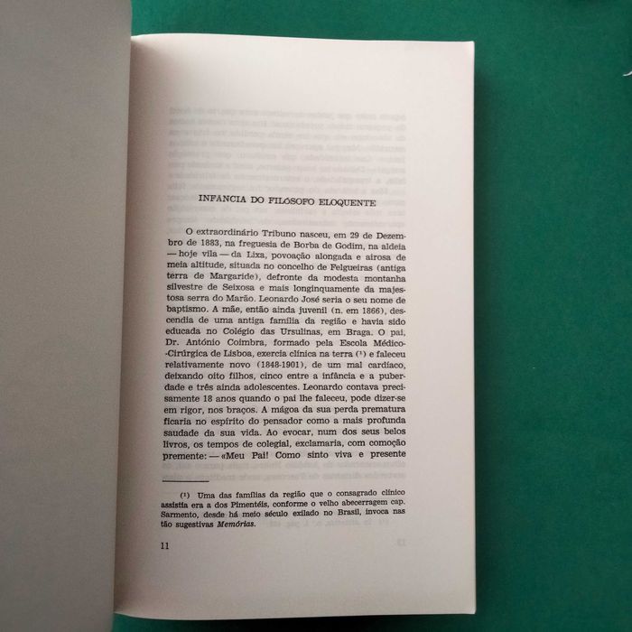Leonardo Coimbra o Filósofo e o Tribuno - Sant'Anna Dionísio