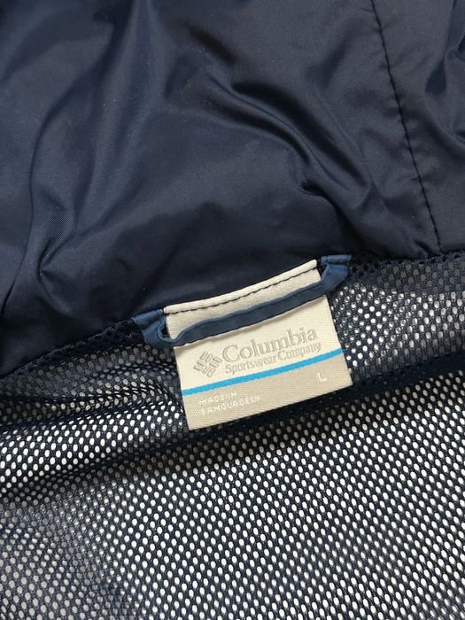 Ветровка Columbia omni tech синій колір