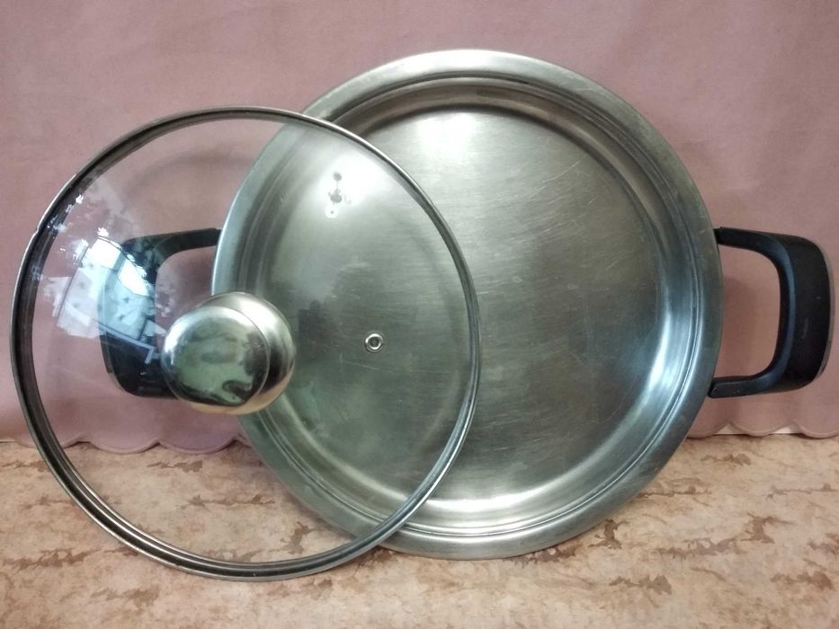 Сковорода с крышкой, формы для теста, противни