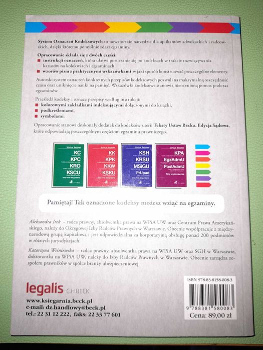 System oznaczeń kodeksowych Irek Wiśniewska