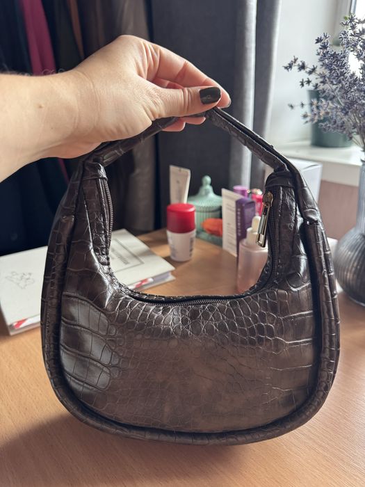 Міні сумочка в шоколадному кольрі