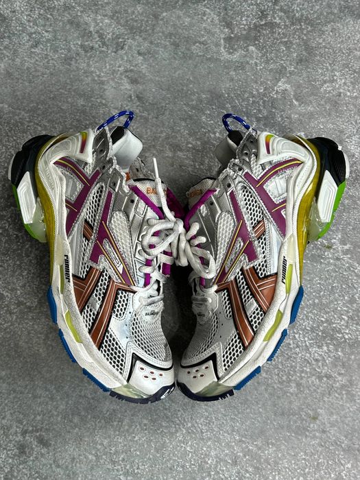 BALENCIAGA Runner кроссовки разноцветные кеди кеды кросівки сірі 42 41