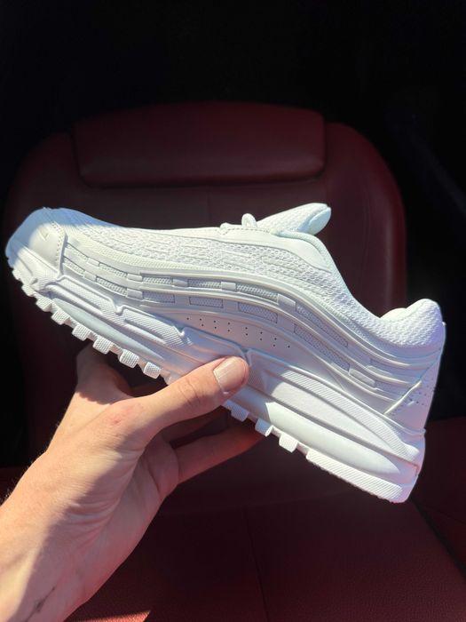 (БЕЗ ПЕРЕДОПЛАТИ) Nike Air Max TL 2.5 x CDG White найк аїр макс кдг білі кросівки сітка