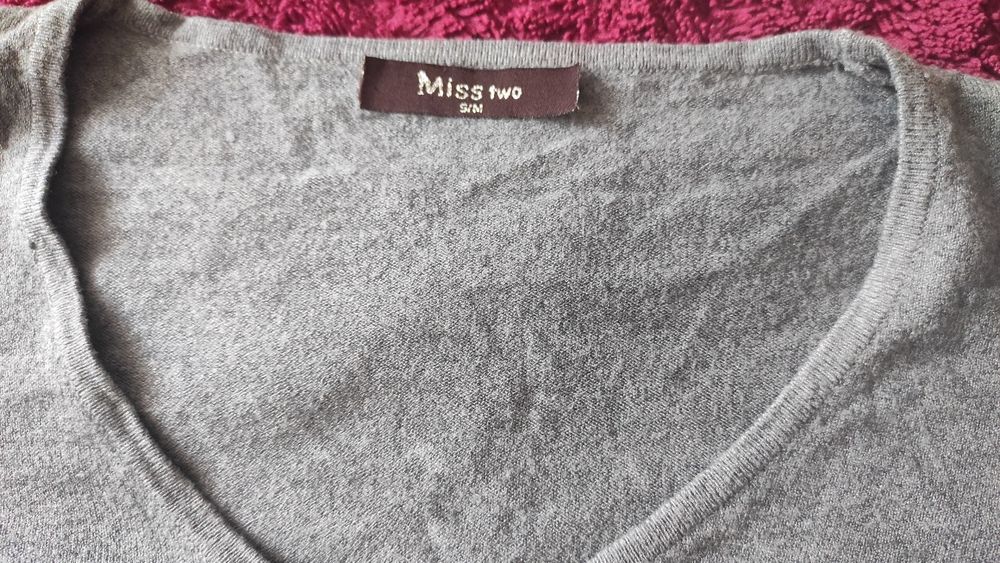 Sweter krótki bolerko kardigan S