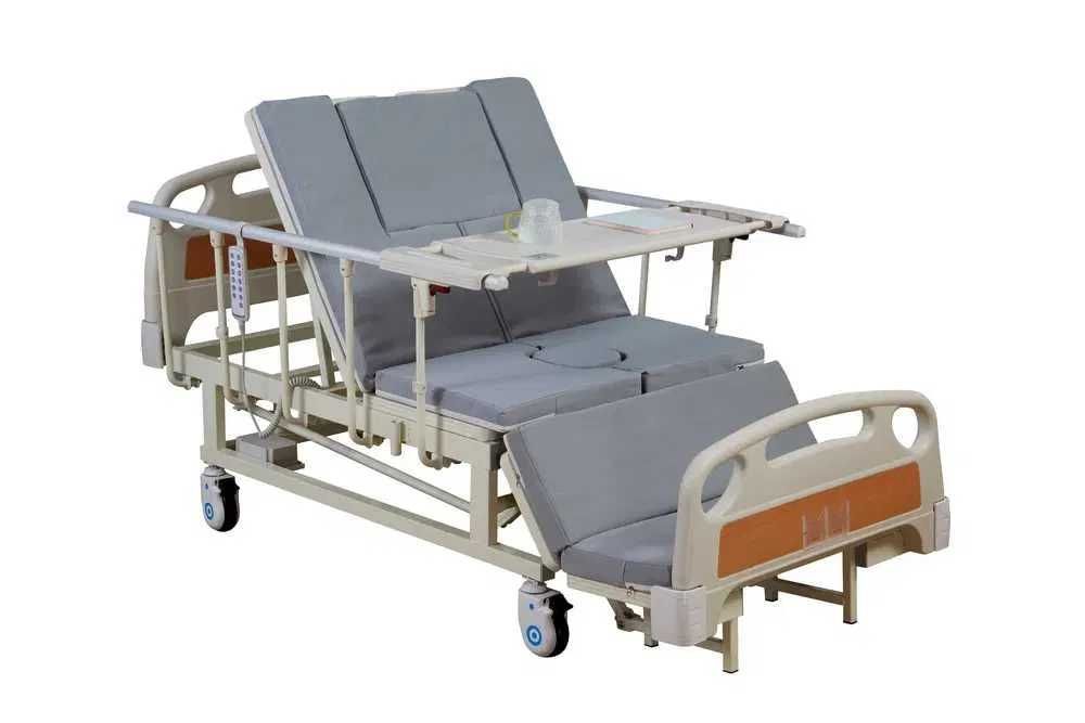 Łóżko Elektryczne 7-Funkcyjne do opieki i pielęgnacji obracane na boki