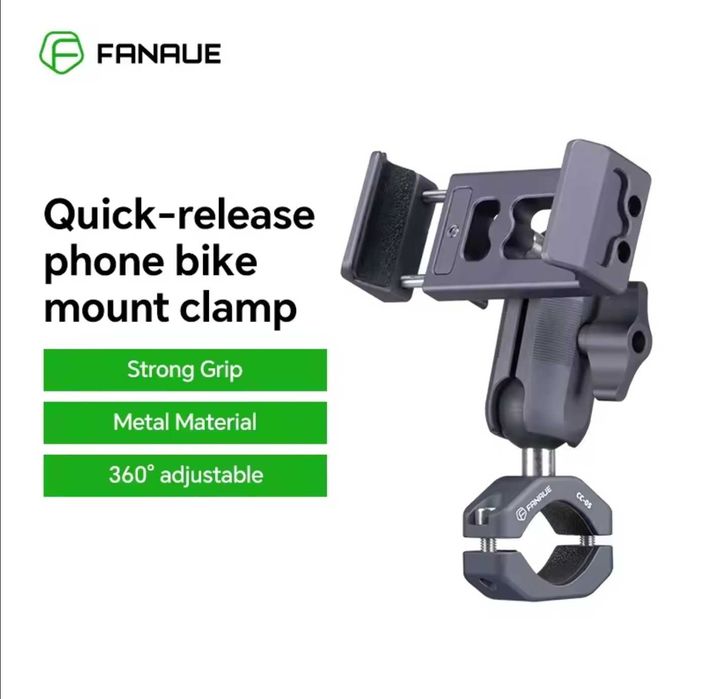 Uchwyt motocyklowy na telefon aluminium FANAUE CPC-06T