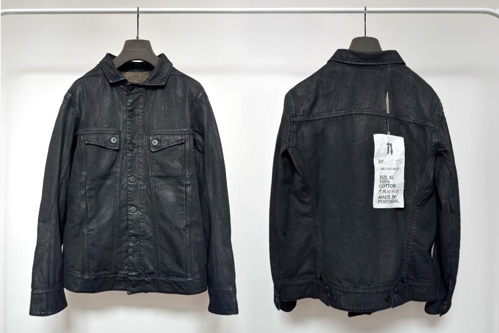 Джинсова куртка 11 by Boris Bidjan Saberi J1 F-1401 Black Wash Denim