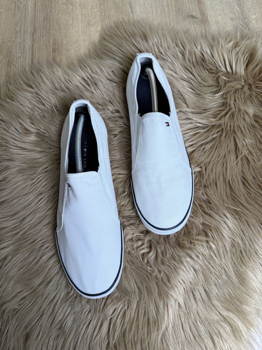 Oryginalne wsuwane espadryle naturalne Tommy Hilfiger