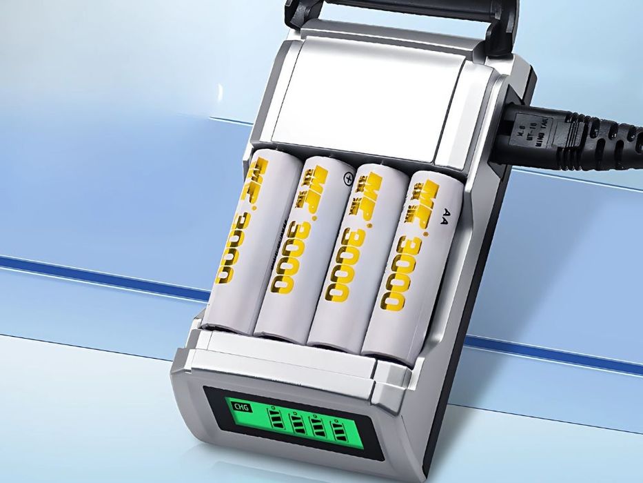 Szybka ładowarka do akumulatorów baterii paluszków aa aaa automatyczna