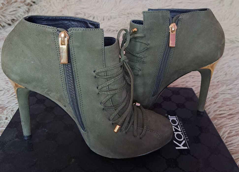 Botki khaki Kazar rozm. 38