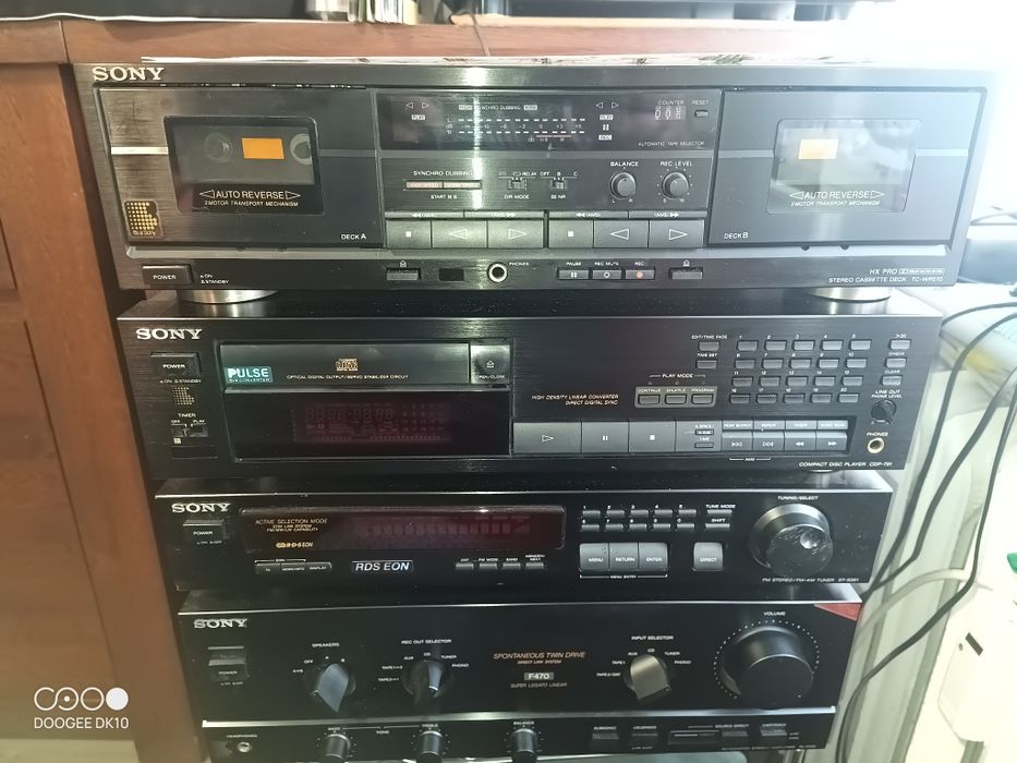 Wieża stereo Sony Wzmak TA-F470 tuner ST-S361 CD-791 DECK TC-WR570