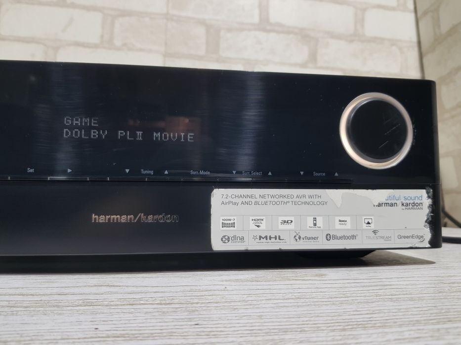 7.2 AV ресивер HARMAN KARDON AVR 171, +1., *7x100 Вт,AirPlay,USB, Blue