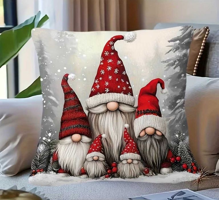 Декоративні  новорічні подушки