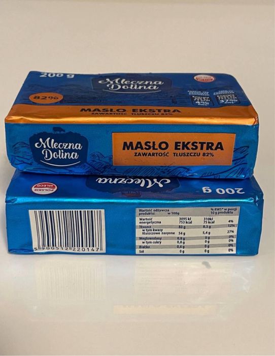 Сливочное масло 82%