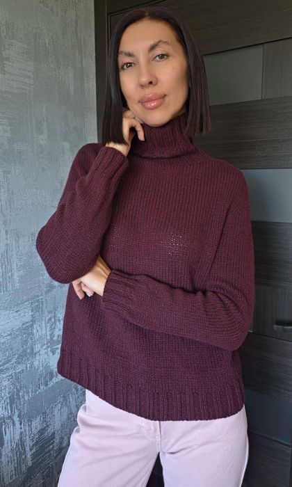 Кофта, світер марсала, бургунді !