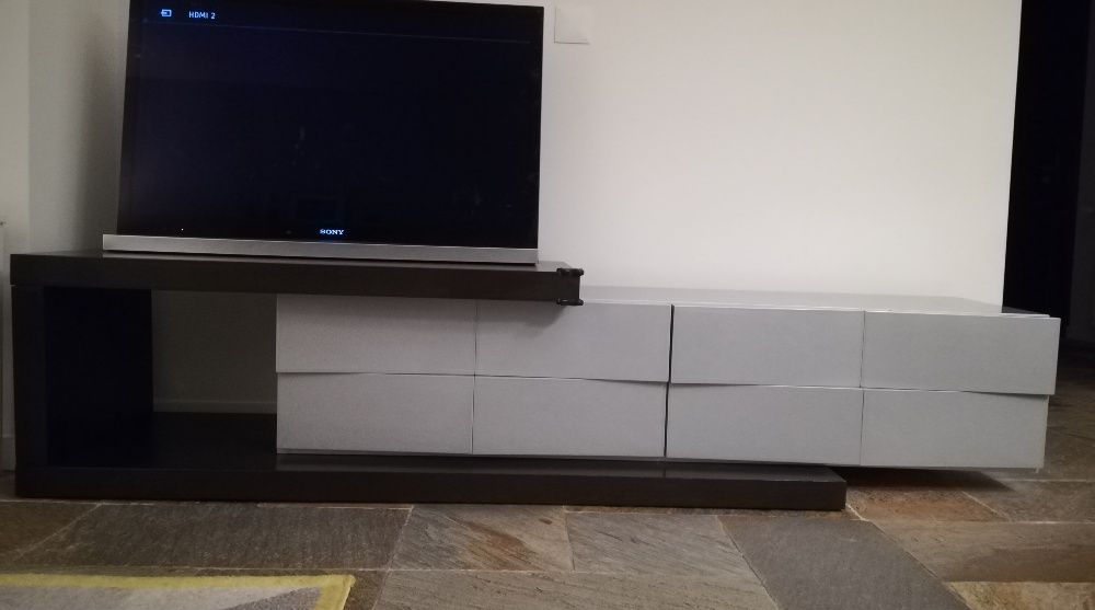 Móvel de TV da TGV - alto brilho com moldura