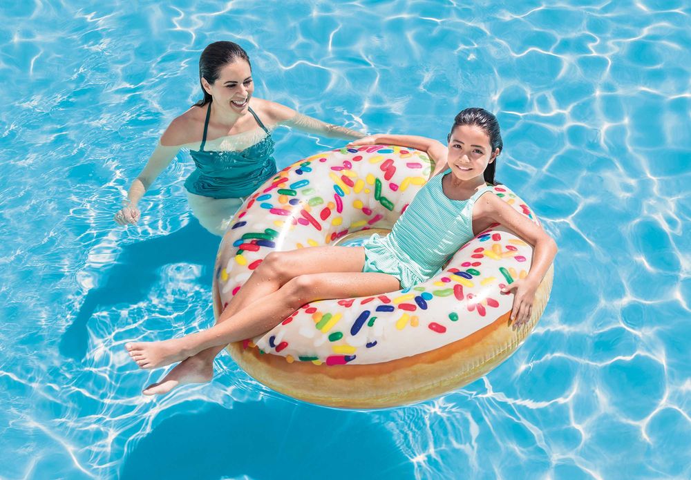 INTEX Donut 99 cm Koło Do Pływania Cukierkowy Wzór
