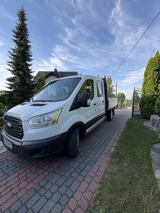 Ford Transit mk8 2.0 130km, 2018r. doka bygadówka 7 osob ,hak ,klima